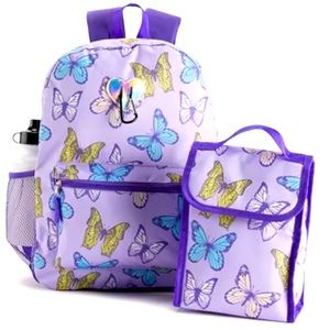 Girls Print Backpack 6-Piece Set